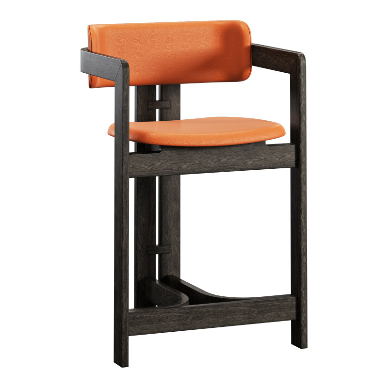 Gallotti and radice 0419 stool low 3D Model .c4d .max .obj .3ds .fbx .stl .blend 