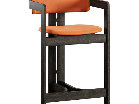 Gallotti and radice 0419 stool low 3D Model