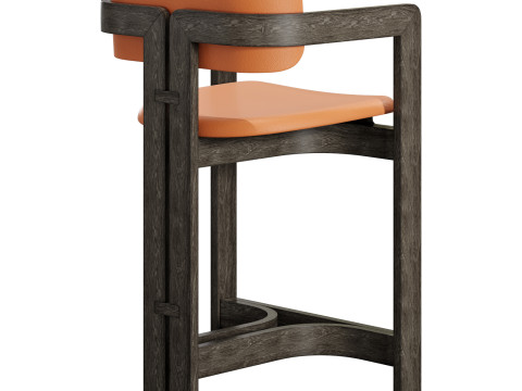Gallotti and radice 0419 stool low 3D Model