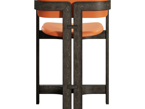 Gallotti and radice 0419 stool low 3D Model