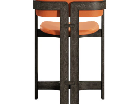 Gallotti and radice 0419 stool low 3D Model
