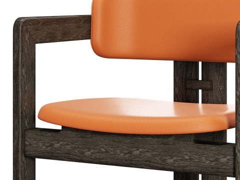 Gallotti and radice 0419 stool low 3D Model