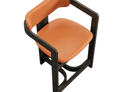 Gallotti and radice 0419 stool low 3D Model