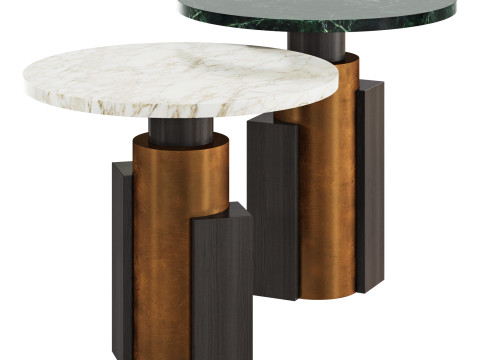 Gallotti and radice 1968 coffee tables 3D Model
