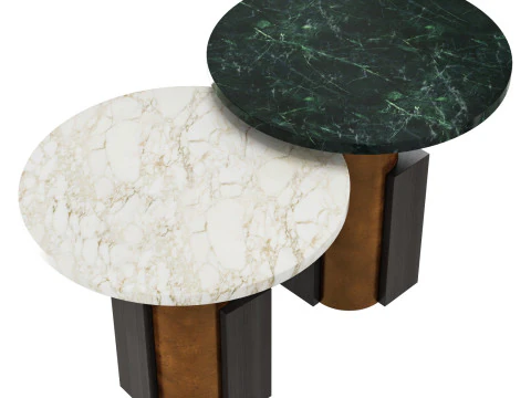 Gallotti and radice 1968 coffee tables 3D Model