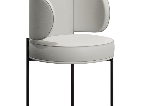 Gallotti and radice akiko chair 3D 모델