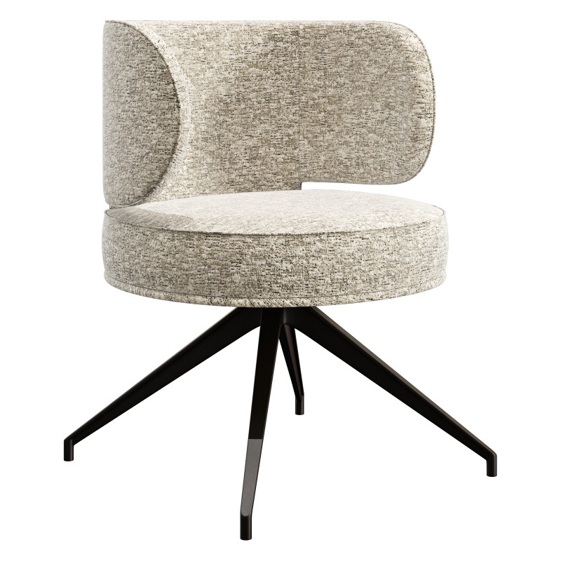 Gallotti and radice akiko chair central leg 3Dモデル .c4d .max .obj .3ds .fbx .stl .blend 