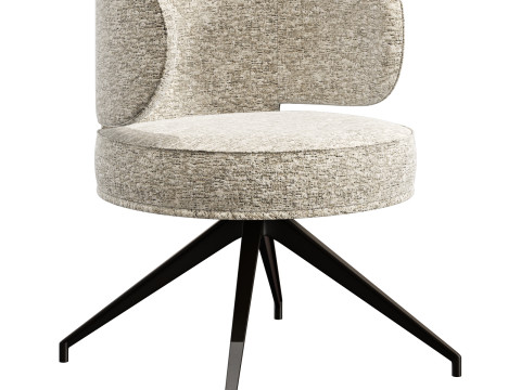 Gallotti and radice akiko chair central leg 3Dモデル