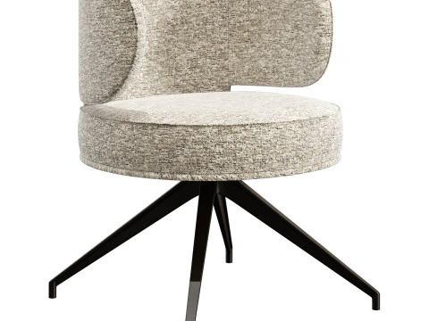 ガロッティ＆ラディーチェ アキコチェア 中央脚 3Dモデル