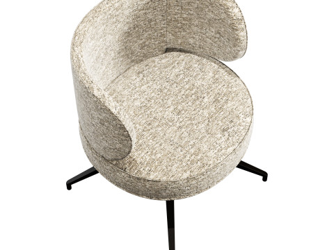 Gallotti and radice akiko chair central leg 3Dモデル