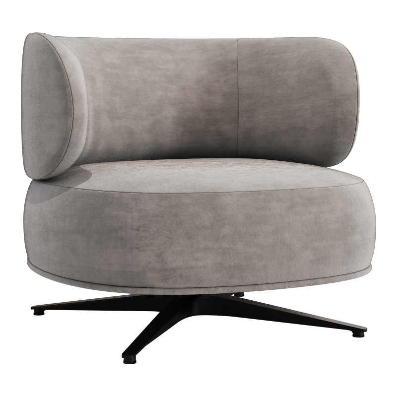 Gallotti and radice akiko longue swivel version 3D 模型 .c4d .max .obj .3ds .fbx .stl .blend 