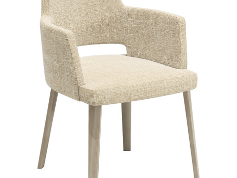 Gallotti and radice clemo-t dining set 4 170x130 3D Модель