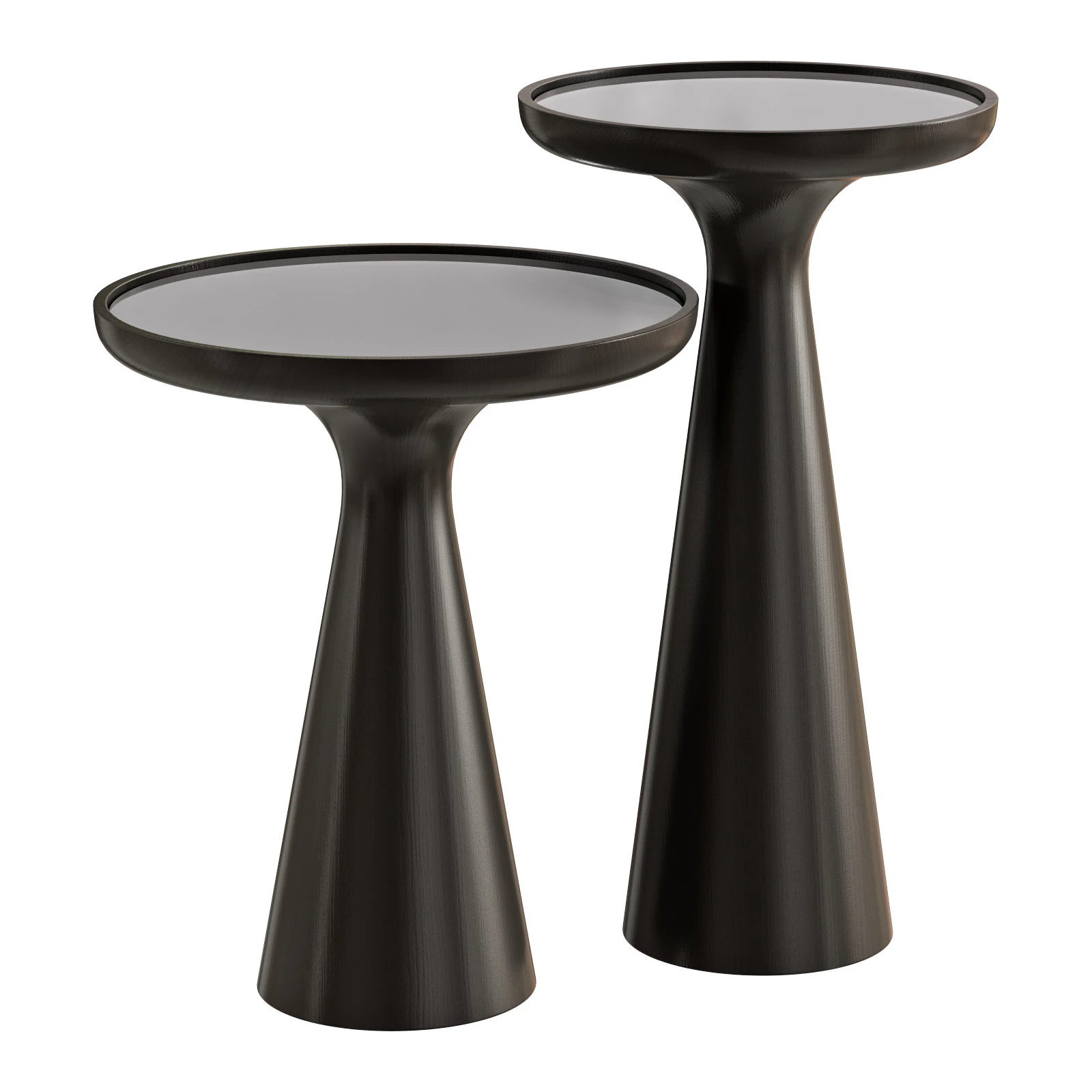 Gallotti and radice fante glass top coffee tables 3D Model .c4d .max .obj .3ds .fbx .stl .blend 