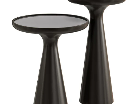 ガロッティとラディーチェ ファンテのガラストップコーヒーテーブル 3Dモデル