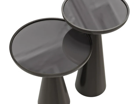 Gallotti and radice fante glass top coffee tables 3D Model