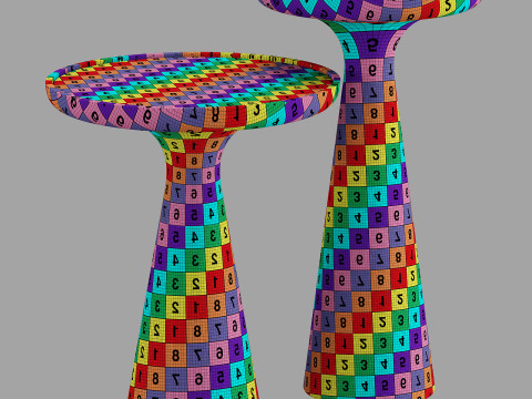 Gallotti and radice fante glass top coffee tables 3D मॉडल