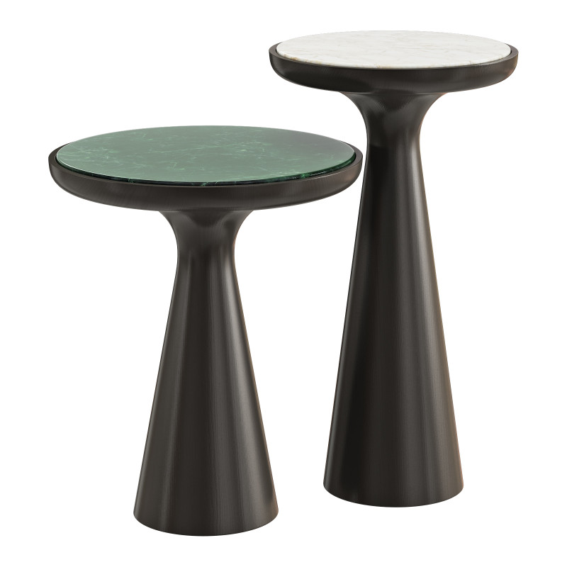 Gallotti and radice fante marble top coffee tables Model 3D .c4d .max .obj .3ds .fbx .stl .blend 