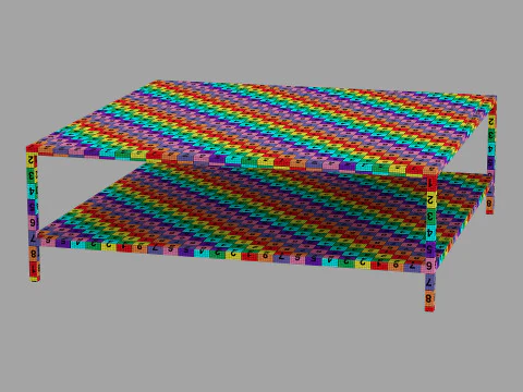 Gallotti and radice faraday coffee tables 3D Model