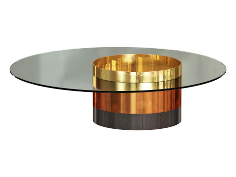 Gallotti and radice haumea coffee tables Model 3D