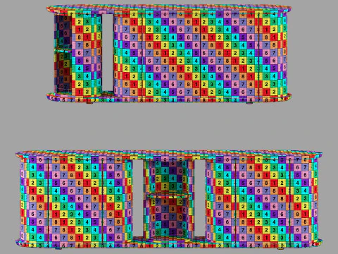 Gallotti and radice hide and seek door 3D Model