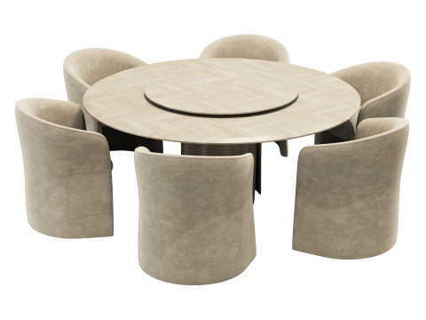 Gallotti and radice manto dining set 2 d1500 3D Model