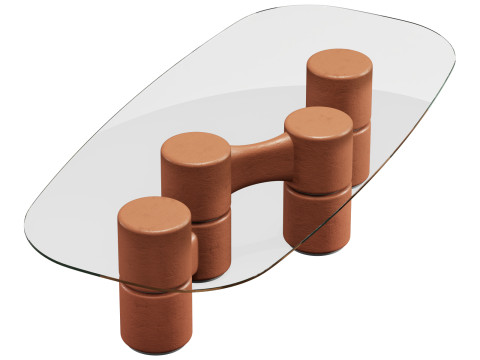 Gallotti and radice molecola dining set 1 320x150 Modèle 3D