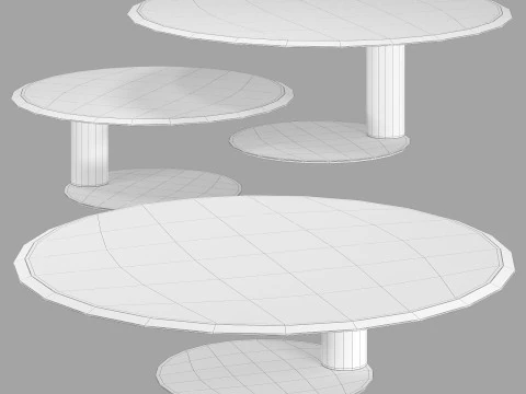 Gallotti and radice oto mini set 3 3D Model