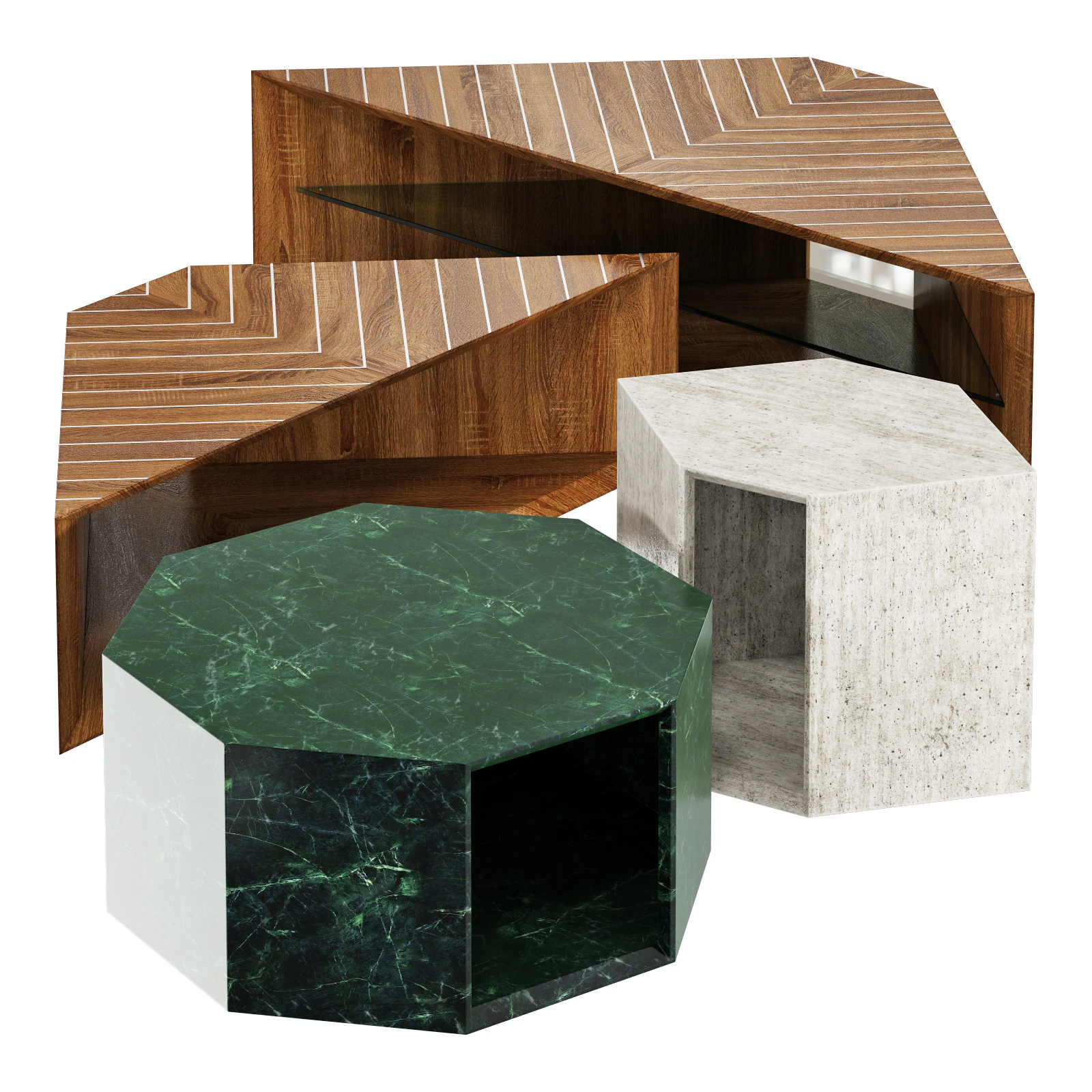 Gallotti and radice prism low set 2 3D Model .c4d .max .obj .3ds .fbx .stl .blend 