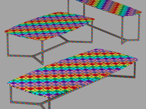 Gallotti and radice raj 6 set 3 3D Model