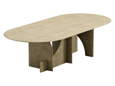 Gallotti and radice selece-t dining set 1 280x130 3D Модель