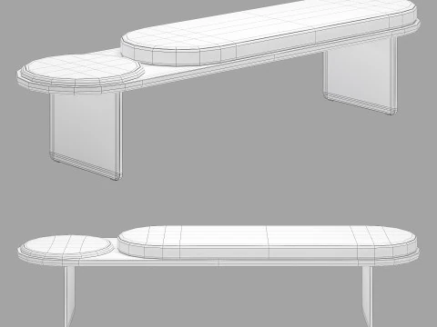 Gallotti and radice sensei bench 3D Model