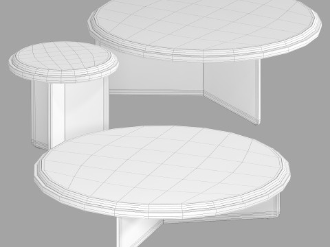 Gallotti and radice sensei coffee table 3D Модель