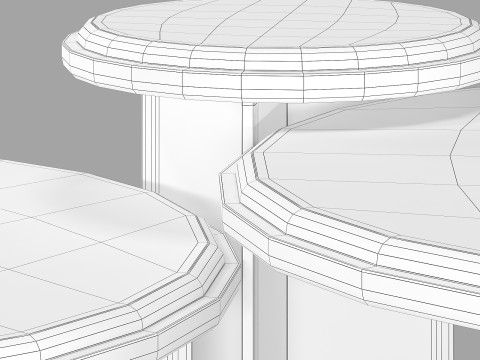Gallotti and radice sensei coffee table 3D Модель