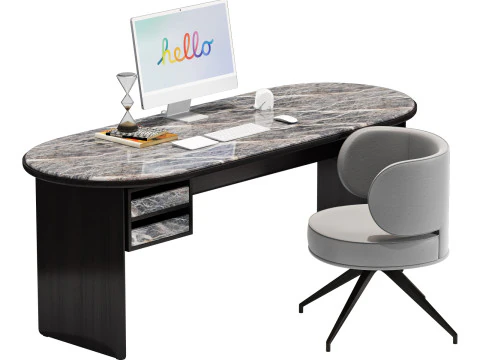 गैलोटी और रेडिस सेंसेई डेस्क सेट 3 200 3D मॉडल