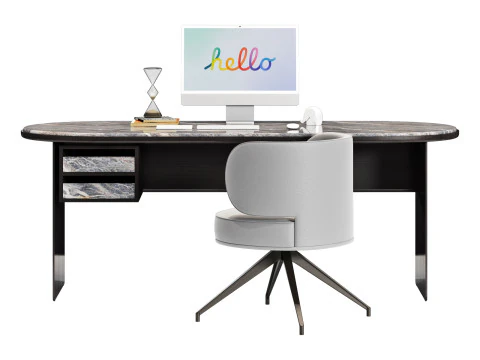 Conjunto de mesa Gallotti e radice sensei 3 200 Modelo 3D