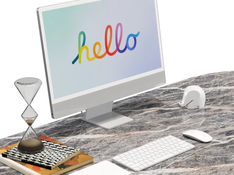 Conjunto de mesa Gallotti e radice sensei 3 200 Modelo 3D