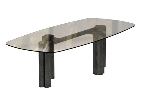 Gallotti and radice simpodio dining set 1 260x120 3D Model