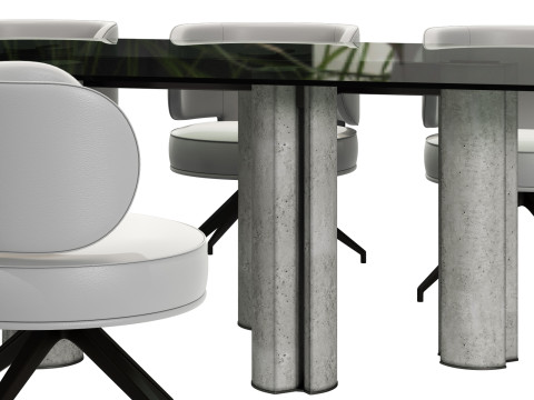 Gallotti and radice simpodio dining set 3 260x140 3Dモデル
