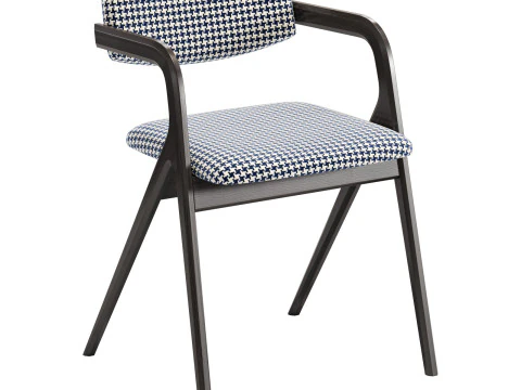Gallotti and radice simpodio dining set 4 d160 3D Model