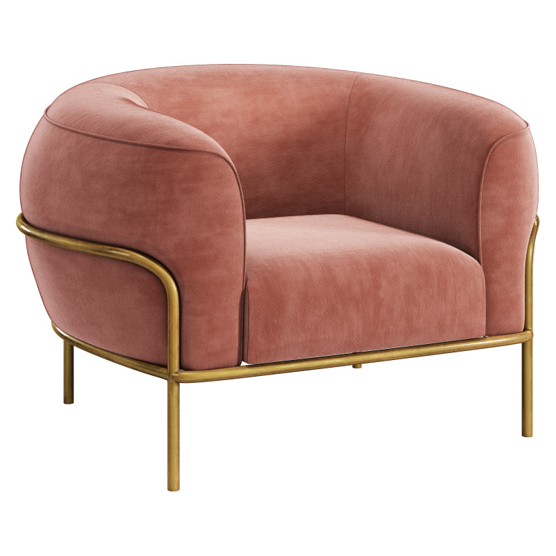 Gallotti and radice sophie armchair 3D Модель .c4d .max .obj .3ds .fbx .stl .blend 