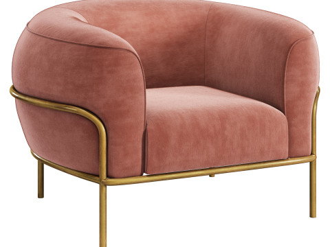 Gallotti and radice sophie armchair 3D-Modell