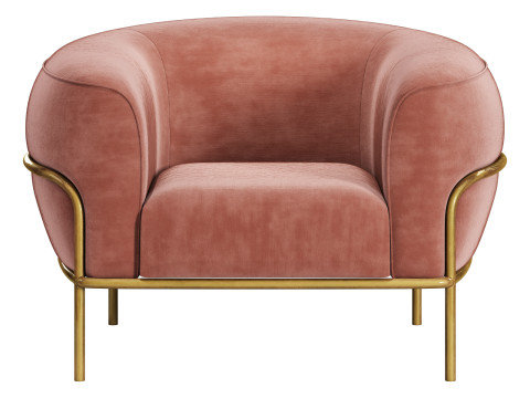 Gallotti and radice sophie armchair 3D Модель