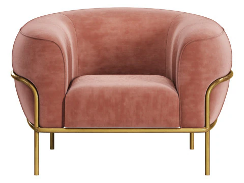 Gallotti and radice sophie armchair 3D Model