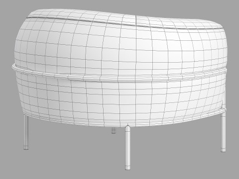 Gallotti and radice sophie armchair 3D Модель