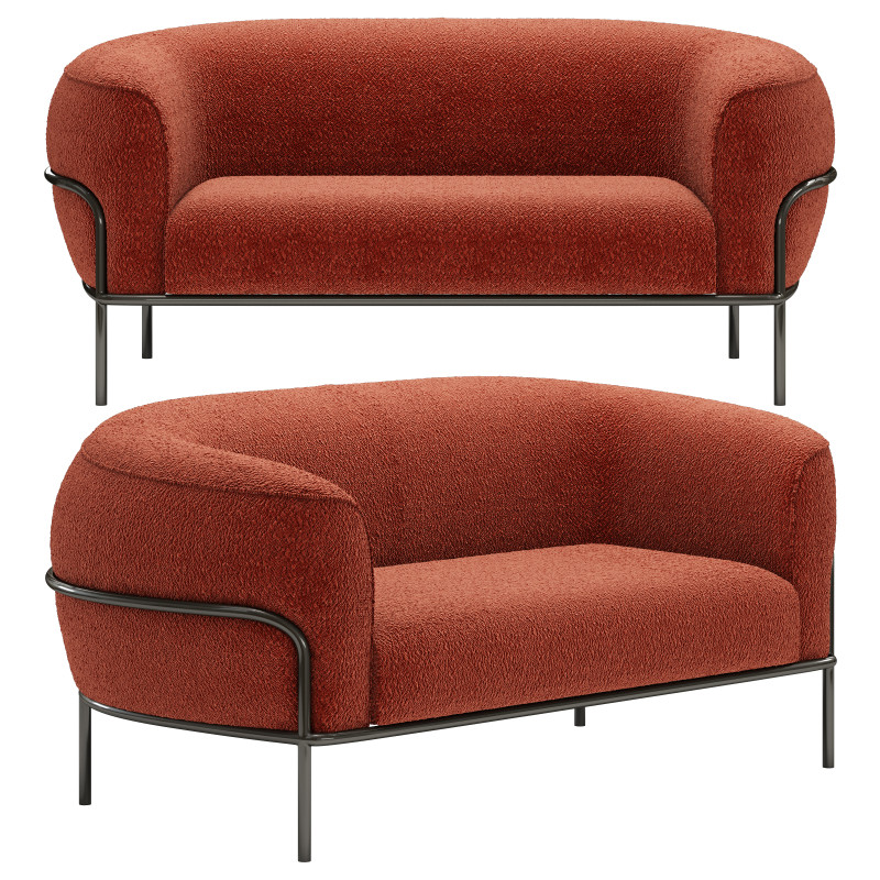 Gallotti and radice sophie sofa Modelo 3D .c4d .max .obj .3ds .fbx .stl .blend
