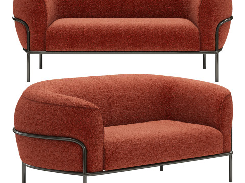 Gallotti and radice sophie sofa 3D Model