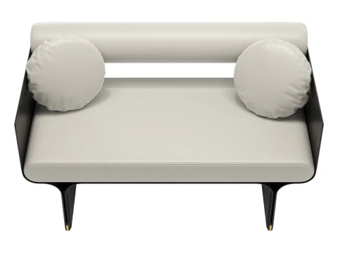 Gallotti and radice stami loveseat 3D Model