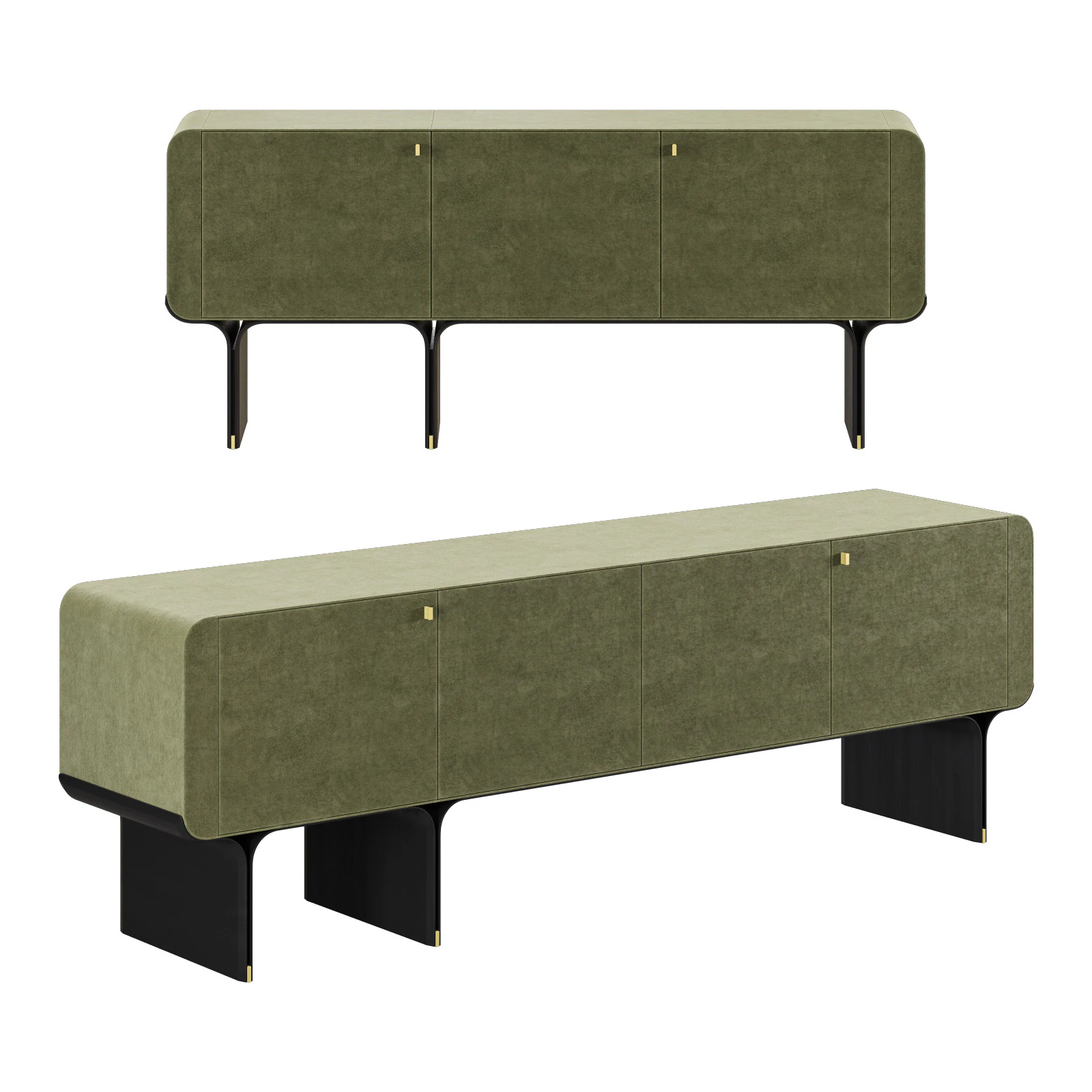 Gallotti and radice stami sideboard 3D Model .c4d .max .obj .3ds .fbx .stl .blend