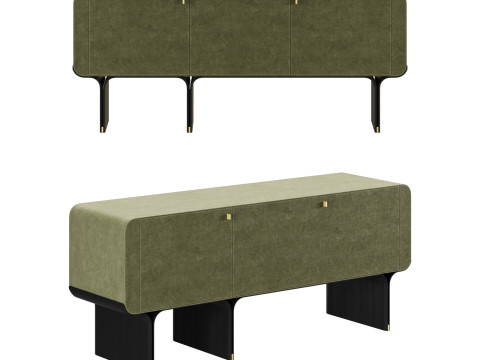 Gallotti and radice stami sideboard 3D Модель