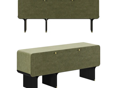 Gallotti and radice stami sideboard 3D Model